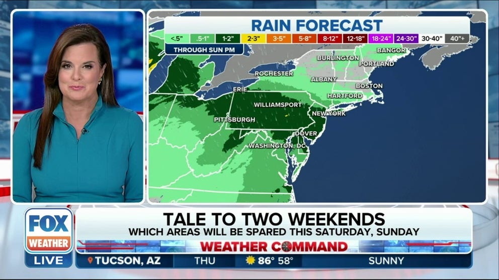 Northeast braces for another wet weekend thanks to potential coastal ...