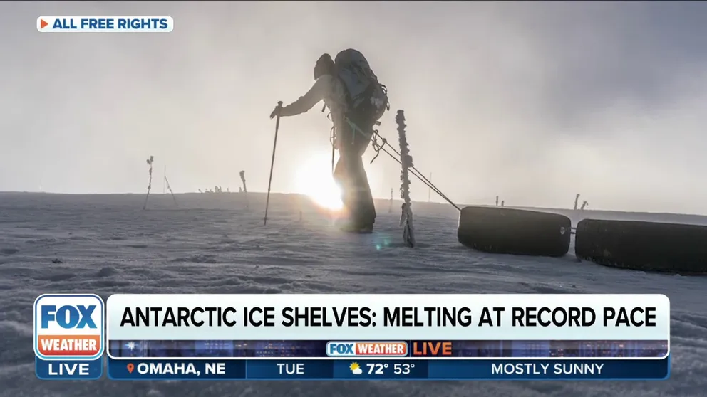 Glaciologist Dr. Heidi Sevestre joins FOX Weather from Austria to talk about how Antarctic ice shelves are melting at a record pace. 