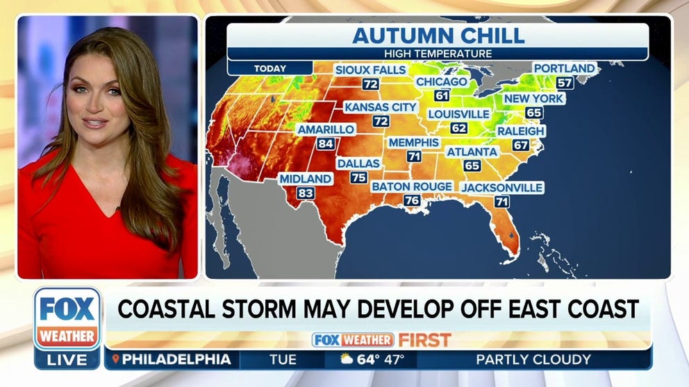 Millions feel fall chill as morning temperatures tumble into the 40s ...