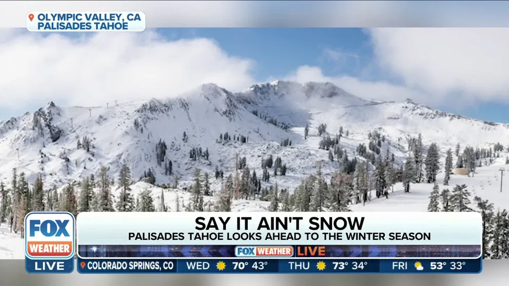 Brendan Gibbons from Palisades Tahoe joins FOX Weather to talk about how the ski resort is preparing for the upcoming winter season. 