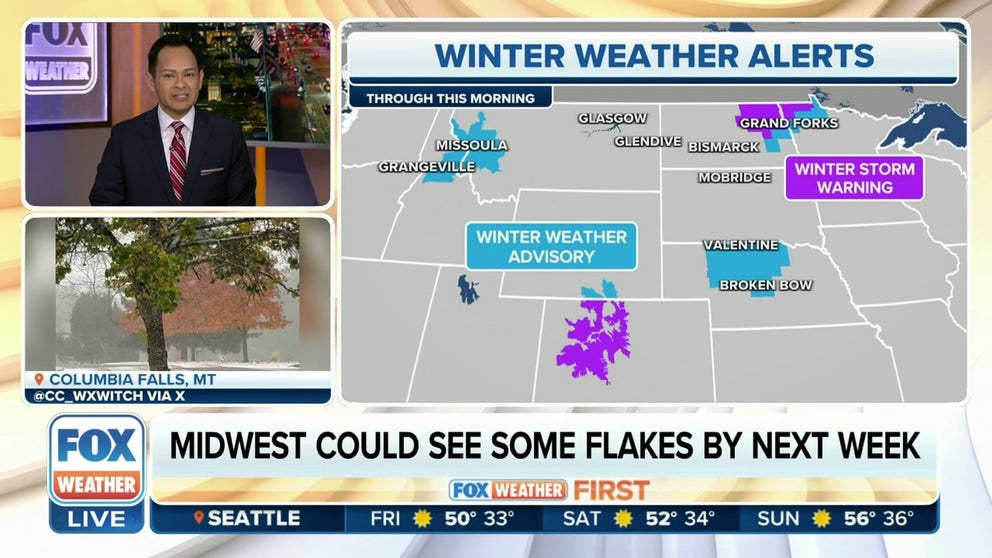 Midwest could see some snowflakes by next week | Latest Weather Clips ...