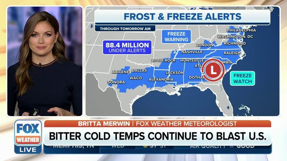 Bitter cold temperatures continue to blast the US | Latest Weather ...
