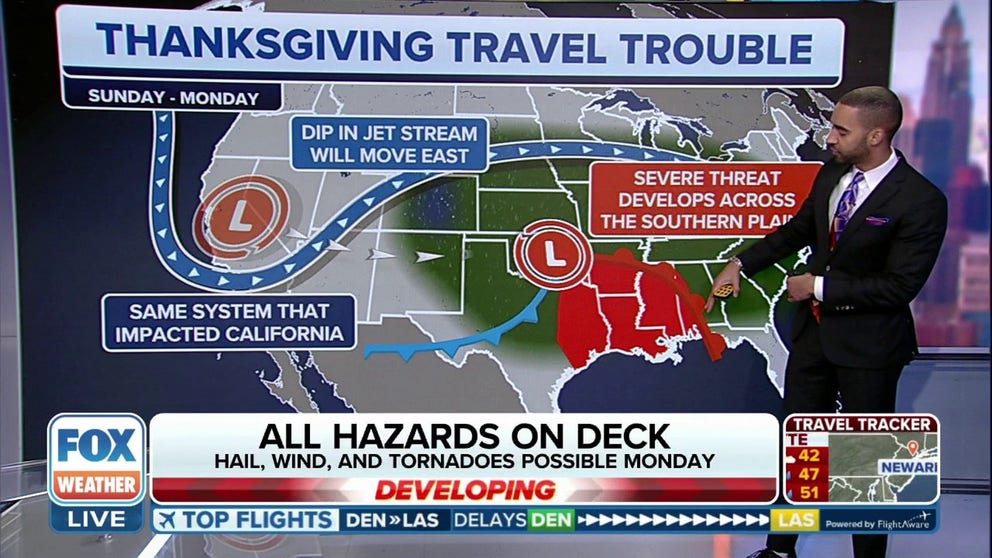 Cross-country storm could create Thanksgiving travel woes | Latest ...