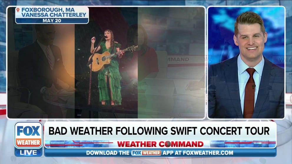 The 'Cruel Summer' singer has faced off with Mother Nature on her Eras tour over the past nine months. Taylor Swift danced in the rain with her fans in the U.S. and then faced extreme heat in Brazil. 