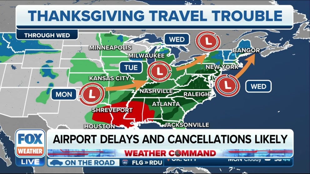 Powerful cross country storm set to impact Thanksgiving travel | Latest ...