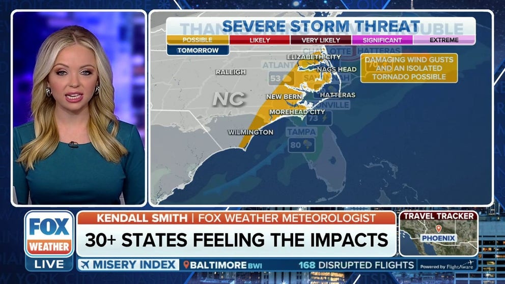 Severe storms trashed Thanksgiving travel plans | Latest Weather Clips ...