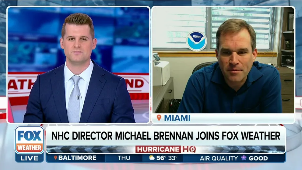 National Hurricane Center Director Michael Brennan joined Weather Command on Thursday to discuss the above-average 2023 Atlantic hurricane season as it comes to an end.