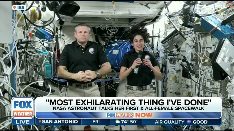 ISS astronauts provided a unique perspective to FOX Weather on lightning, solar eclipses and more.