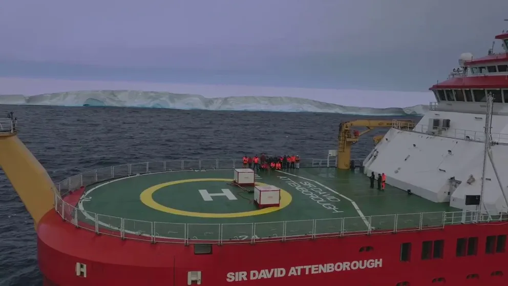 A 40-mile-wide iceberg in Antarctica, the largest in the world and weighing a whopping 1 trillion tons, is on the move after decades grounded to the sea floor, the British Antarctic Survey (BAS) announced.