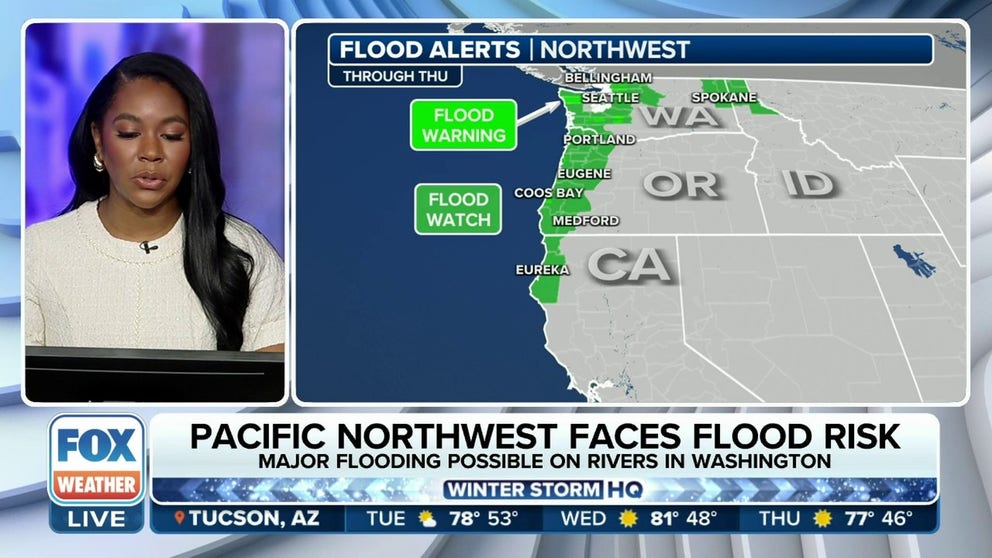 Pacific Northwest facing dangerous flood threat | Latest Weather Clips ...