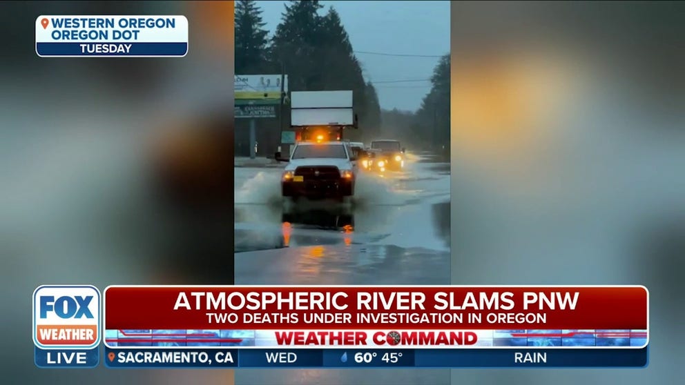 FOX Weather Correspondent Max Gorden is in Silvana, Washington, where flooding is occurring after an atmospheric river storm known as a Pineapple Express brought heavy rain to the Pacific Northwest over the past few days.