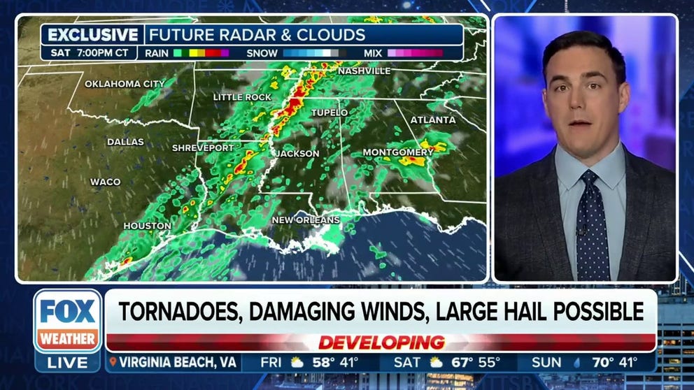 Severe weather possible in South as powerful storm pounds eastern US ...