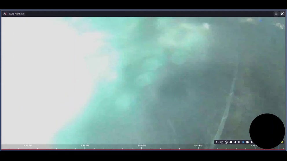A view of the North Nashville substation camera showing the explosion and fire after a tornado hit the electric facility. (video: Nashville Electric Service)