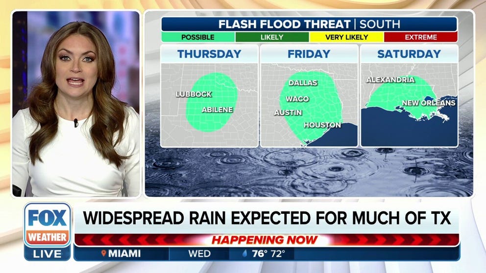 Widespread rain expected for much of Texas | Latest Weather Clips | FOX ...