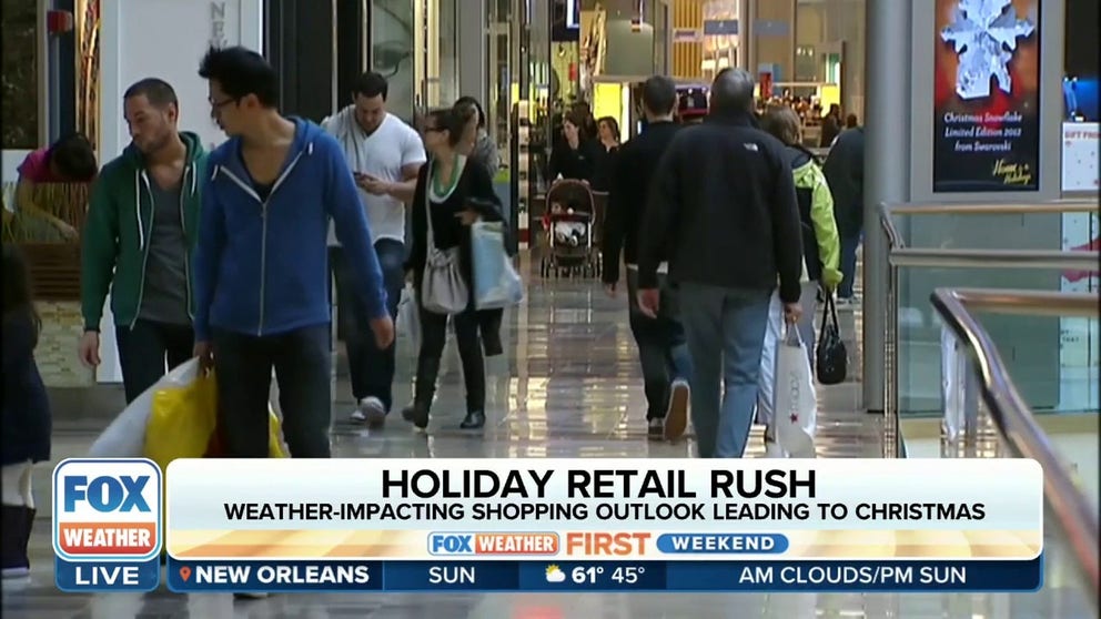 Paul Walsh, CEO of Meteomatics North America, discusses how the recent temperature variations across the U.S. are impacting shopping trends in the final week before Christmas. 