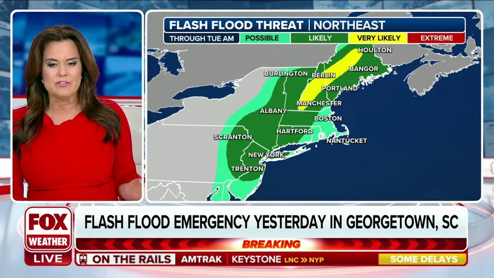 Flash flood risk increases in New England | Latest Weather Clips | FOX ...