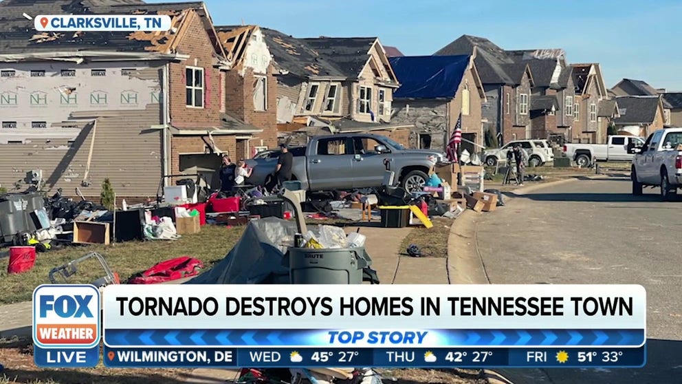 Deadly tornado rips through Clarksville, Tennessee | Latest Weather Clips | FOX Weather