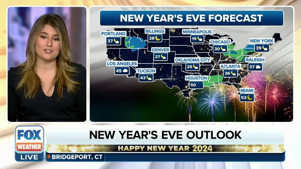 Here's what the weather looks like for New Year's Eve, New Year's Day ...