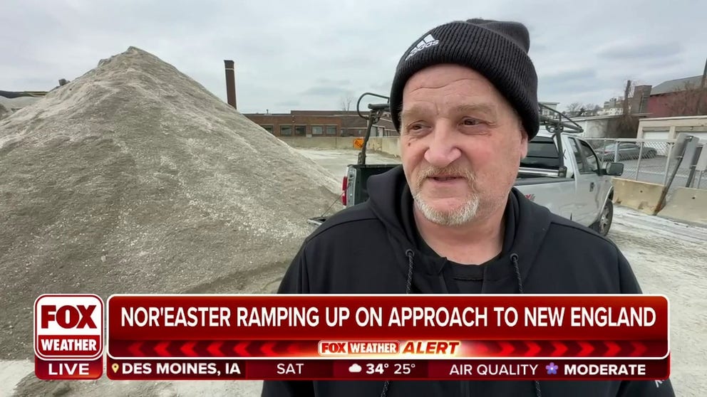 Some snow plow drivers are looking forward to tackling the snow the nor'easter is expected to bring to Worcester, Massachusetts. FOX Weather Correspondent Robert Ray reports. Jan. 6, 2024.