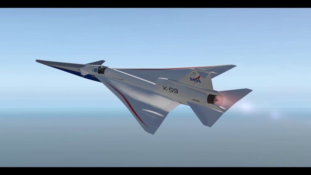 NASA's experimental X-59 is a quiet supersonic jet. The space agency will begin flying the aircraft in 2024 to gather feedback on how quiet it really is over U.S. communities. (Video: NASA)