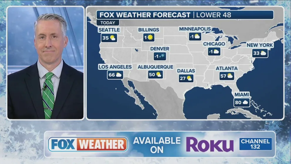 FOX Weather has you covered with the breaking forecasts and weather news headlines for your Weather in America on Monday, January 15, 2024. Get the latest from FOX Weather Meteorologist Bob Van Dillen.