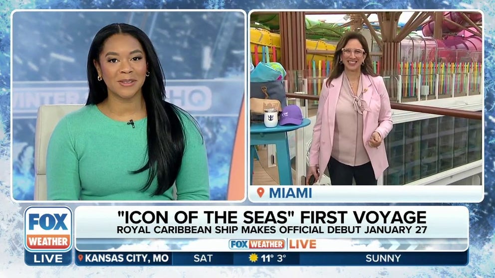 It's time to say goodbye to your worries and set sail on your next vacation. Royal Caribbean has made history in Miami this week with the arrival of their largest cruise ship yet, called Icon of the Seas. It has a bunch of weather-ready amenities, including its own chief meteorologist, and that's just the start. Lifestyle expert Carey Reilly is on deck to give us a sneak peek at the boatloads of fun.