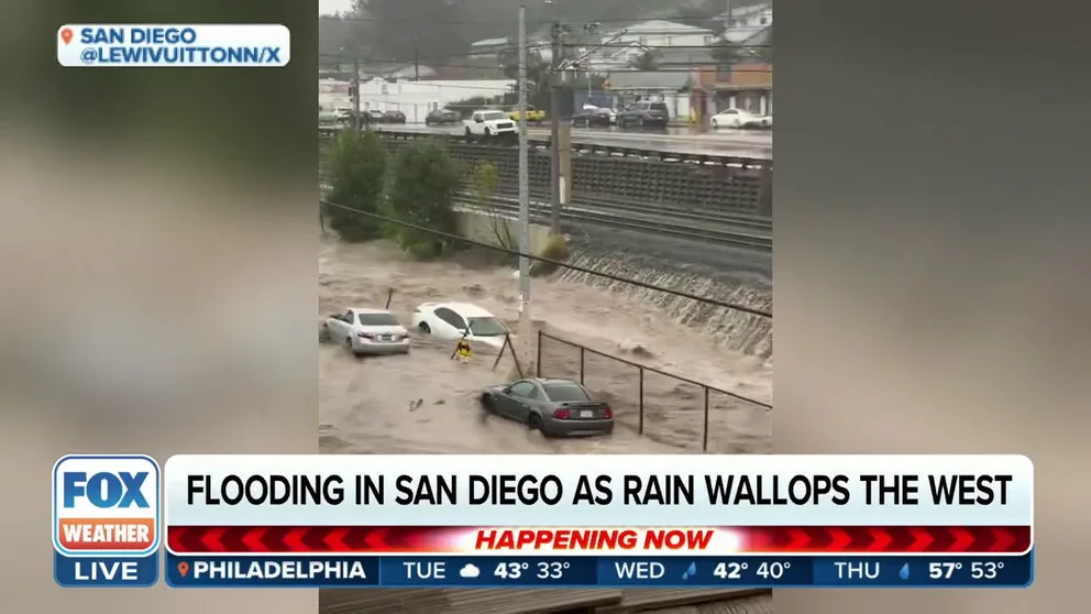 Flooding rain drowns San Diego | Latest Weather Clips | FOX Weather