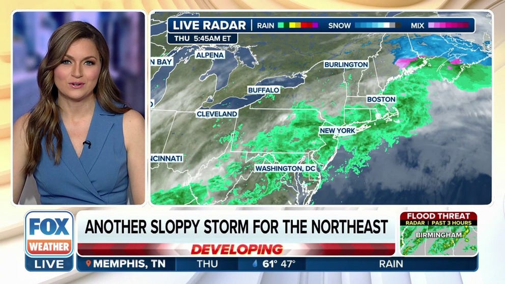 Another sloppy storm for the Northeast | Latest Weather Clips | FOX Weather