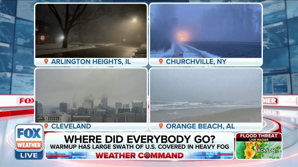 Warmup covers Central US in heavy fog | Latest Weather Clips | FOX Weather