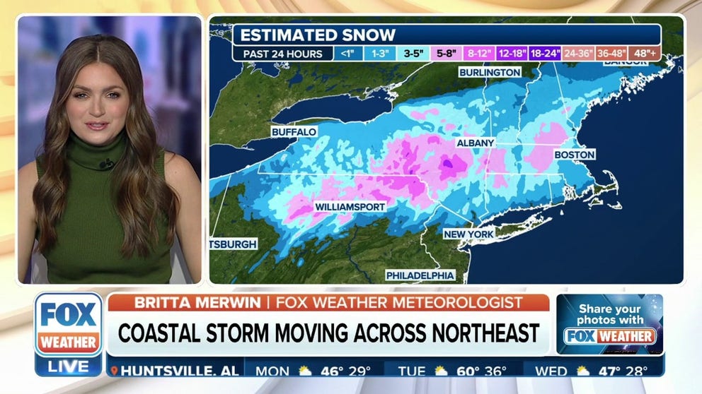 Coastal storm brings snow to the Northeast | Latest Weather Clips | FOX ...