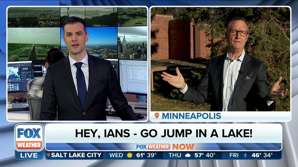 FOX Weather Meteorologist Ian Oliver is headed to Minneapolis after FOX 9 Meteorologist Ian Leonard challenged him to a Polar Plunge for charity.