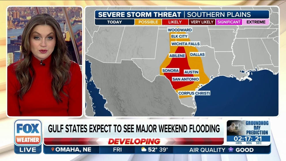 Thunderstorms fire up later Friday for southern Plains | Latest Weather ...