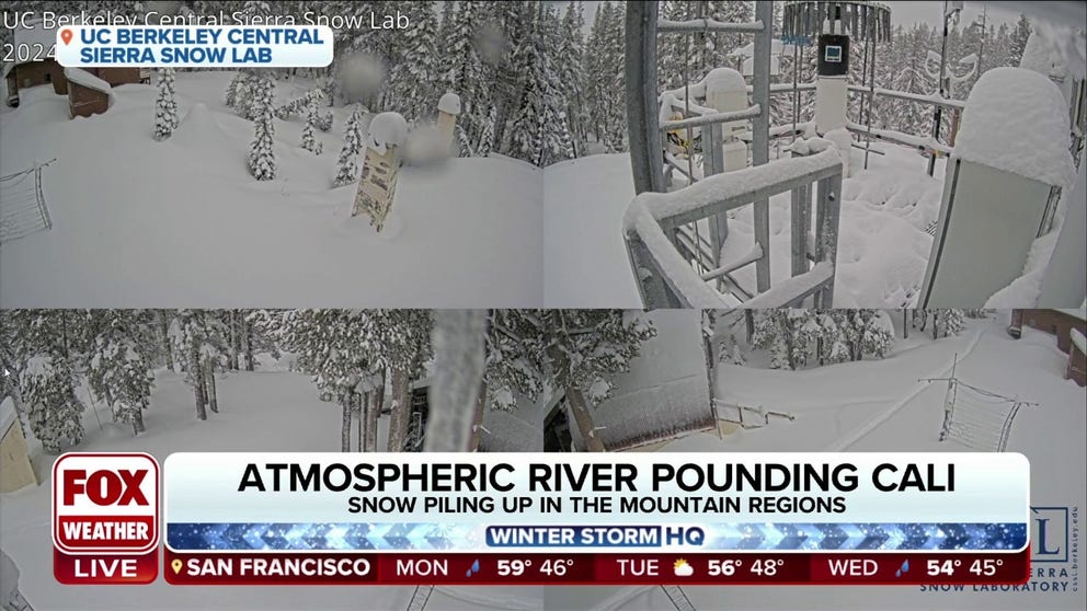 The Central Sierra Snow Laboratory in Soda Springs, California recorded more than 2 feet of snow from the latest atmospheric river. Lead scientist Andrew Schwartz explains how the lab measures the snow and takes samples during weather extremes. 