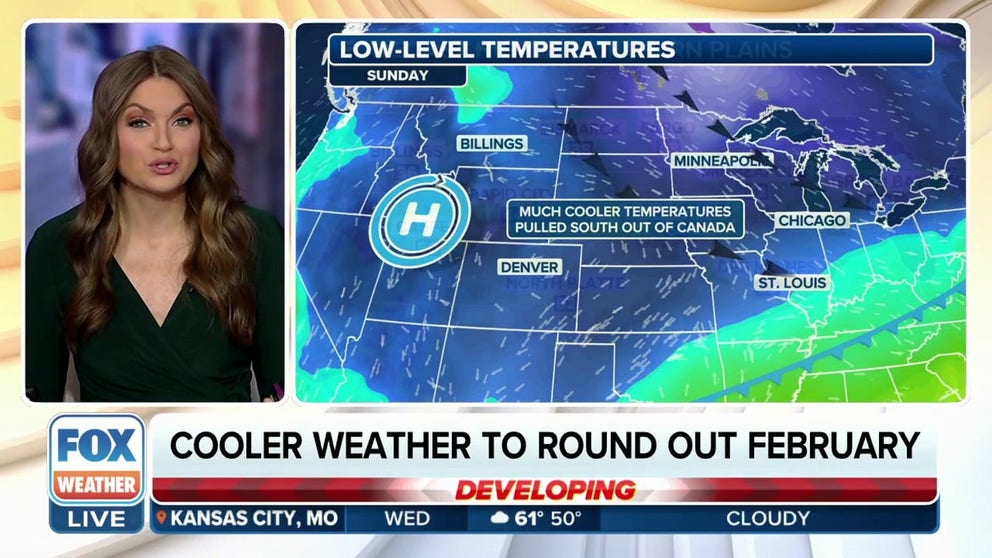Incoming pattern change to end springlike temperatures | Latest Weather ...