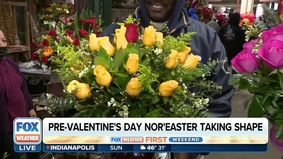 Meteomatics North America CEO Paul Walsh joined FOX Weather on Sunday to talk about how El Nino has impacted flower production here and abroad ahead of Valentine’s Day.