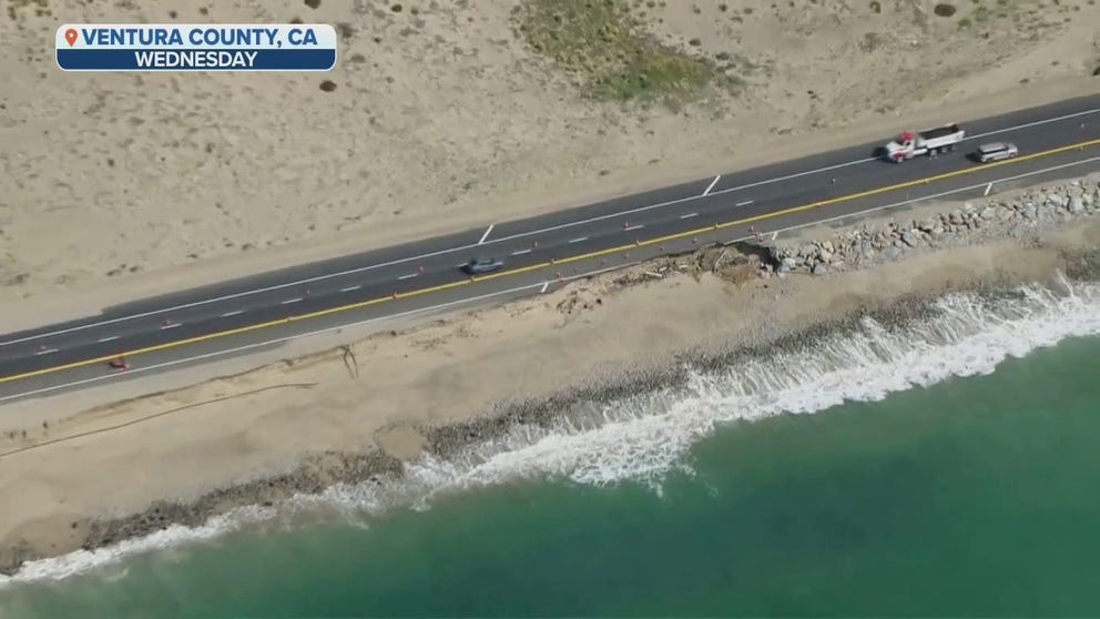 Caltrans is working to repair the Pacific Coast Highway from recent atmospheric river events.