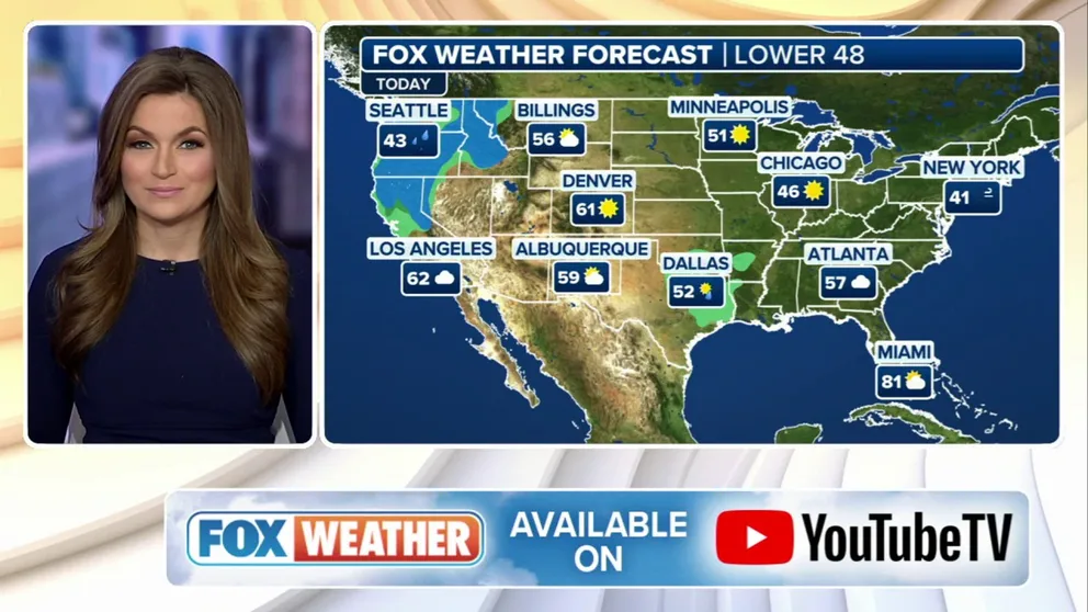 FOX Weather has you covered with the breaking forecasts and weather news headlines for your Weather in America on Thursday, February 29, 2024. Get the latest from FOX Weather Meteorologist Britta Merwin. 