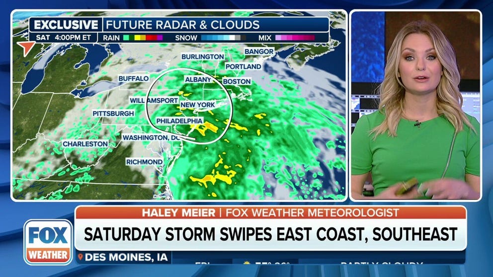 Rain to move through the East Coast over the weekend | Latest Weather ...