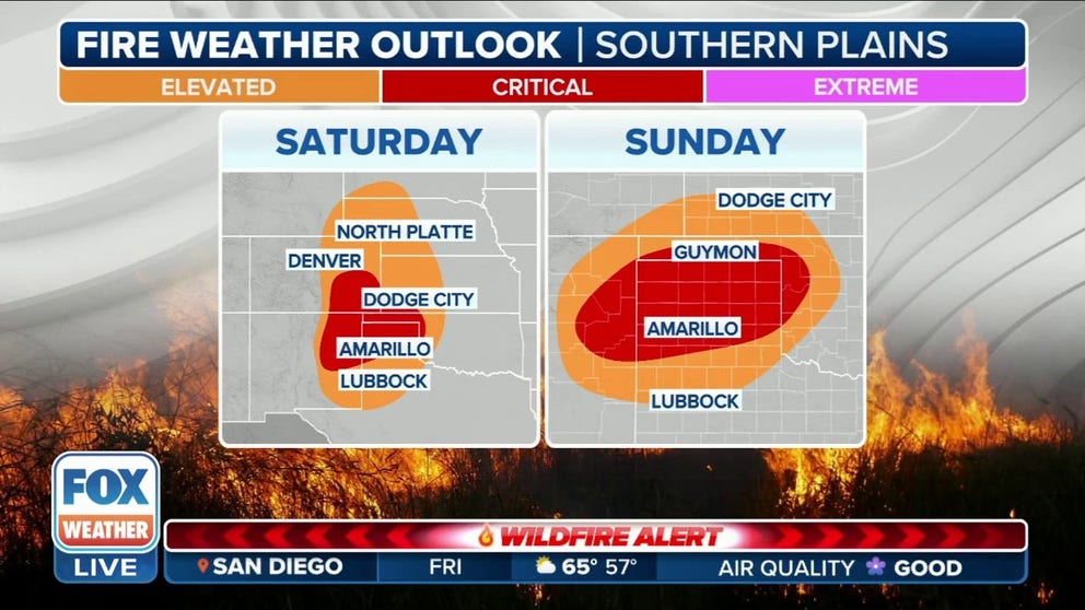 After getting a couple inches of snow Thursday allowing for some progress on the deadly Smokehouse Creek fire in Texas, firefighters will soon face a return of critical fire weather conditions over the weekend.