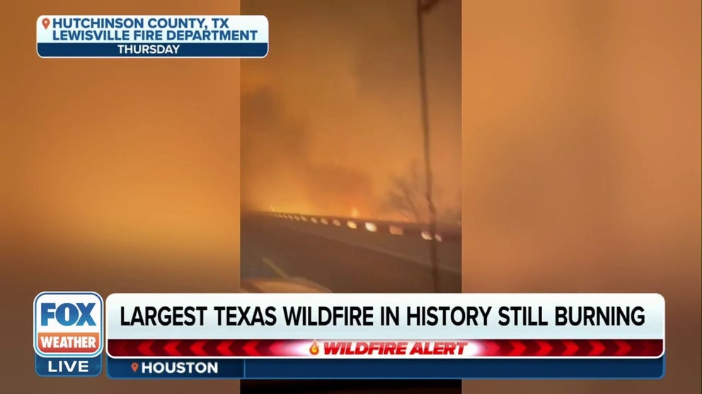 New fire breaks out in Texas as crews continue battle against blazes ...