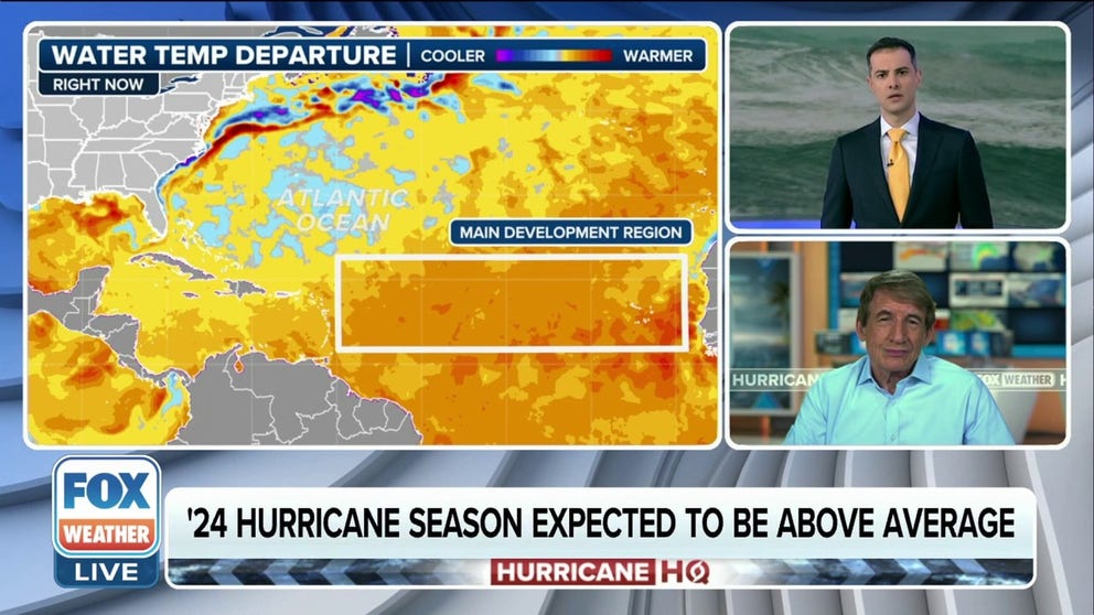 The combination of a weakening El Nino and warm water temperatures could be ingredients for an active hurricane season in the Atlantic basin. 