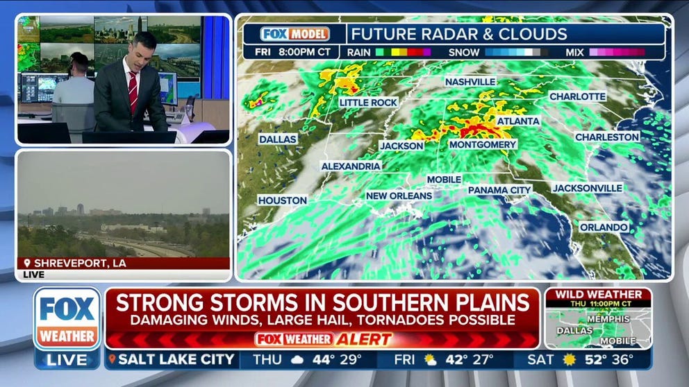 Thunderstoms, flooding likely across South | Latest Weather Clips | FOX ...