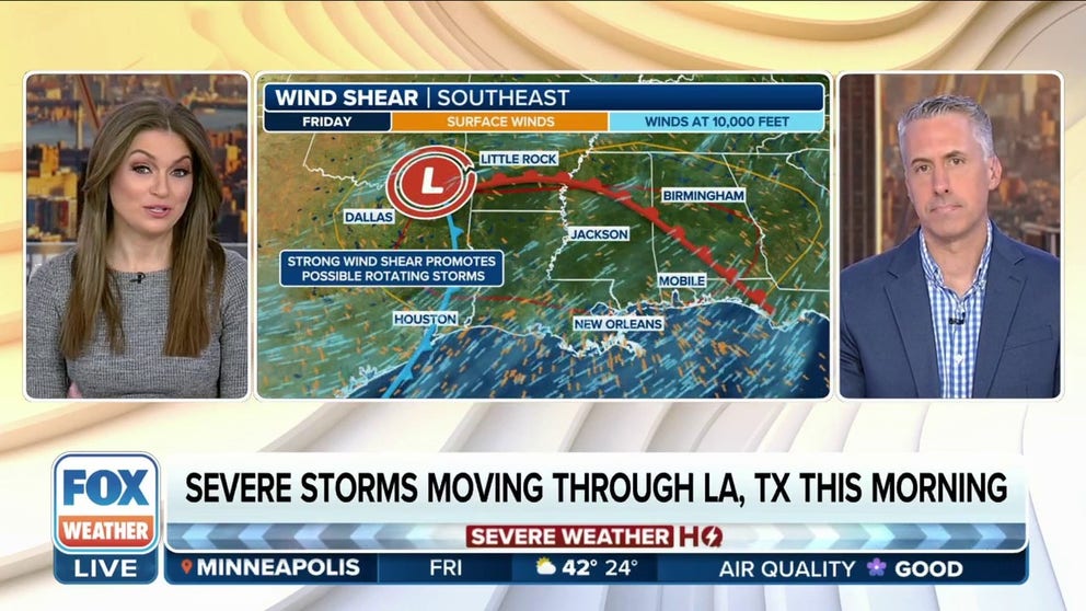 Severe weather threat spreads across the Southeast Friday | Latest ...