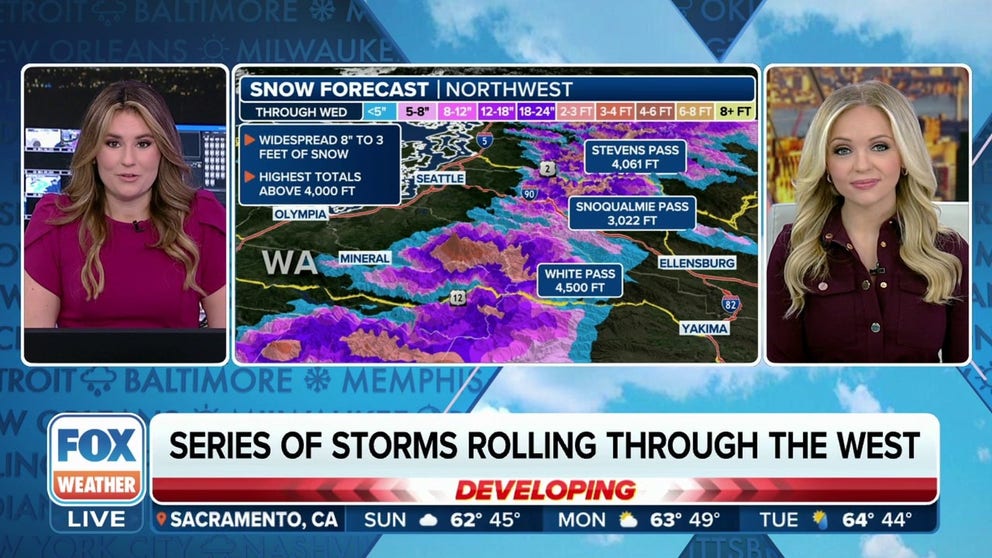 Back-to-back storms moving through Northwest | Latest Weather Clips ...