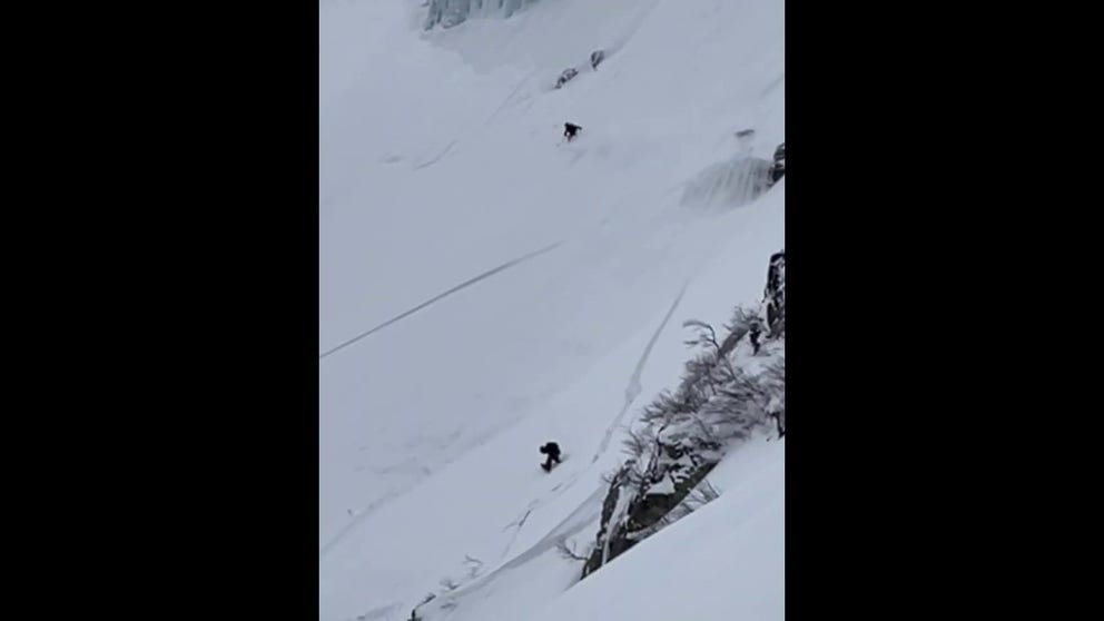 File: This video from last February shows how remote Tuckerman Ravine is and how easily an unsuspecting skier can get swept up in an avalanche that another skier triggers.