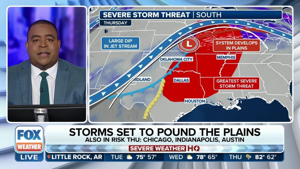Severe thunderstorms to slam millions in the Plains, Midwest this week ...