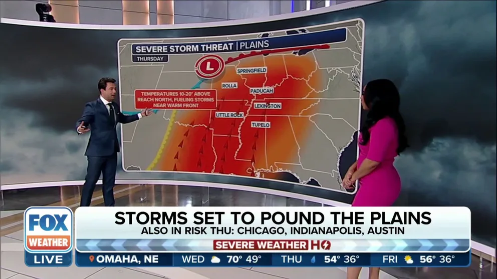 Plains are severe weather central this week | Latest Weather Clips ...