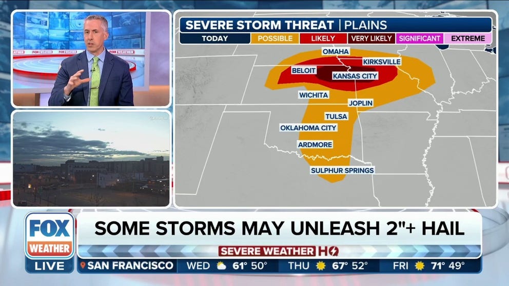 Tornadoes, hail to blast Midwest, Plains on Wednesday | Latest Weather ...