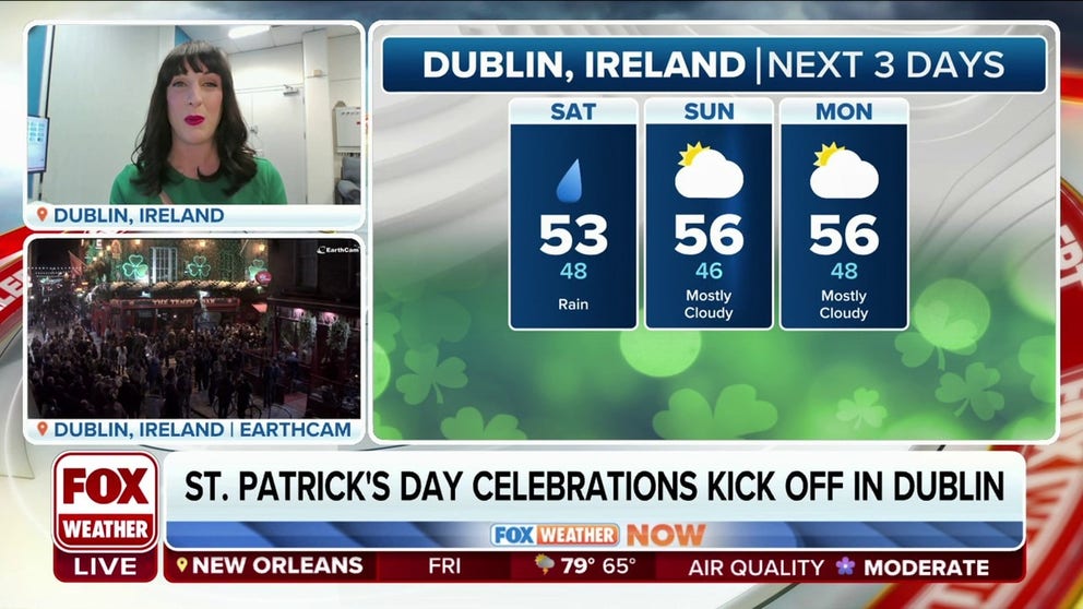 Mixed weather forecast for St. Patrick's Day celebrations in Ireland ...