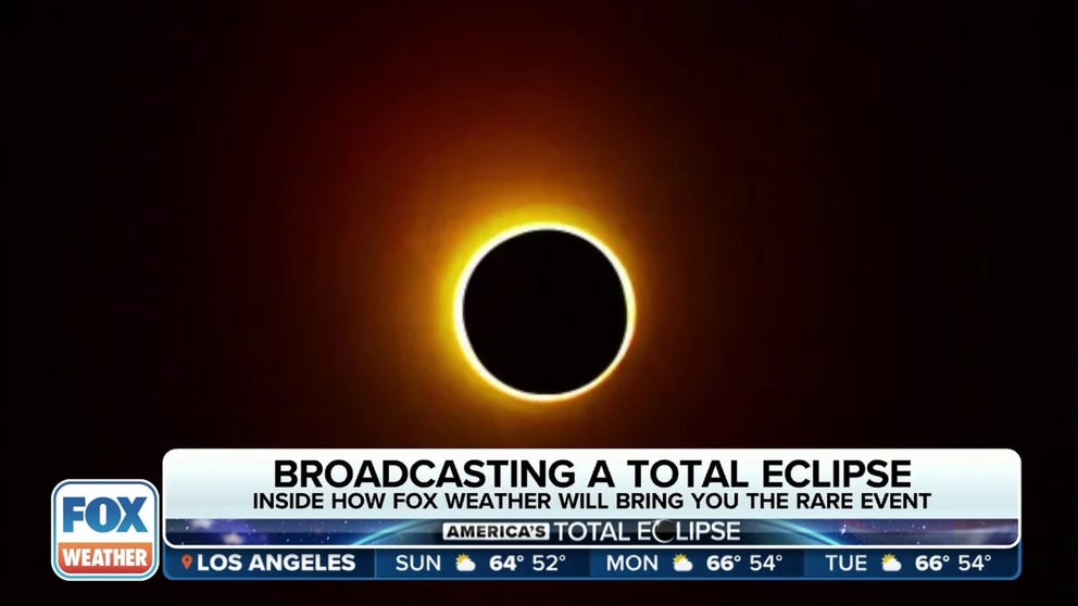 FOX Weather will stream the total solar eclipse live on April 8 from different points along the path of totality. FOX Weather Correspondent Robert Ray explains how he plans to capture the eclipse from Indiana. 